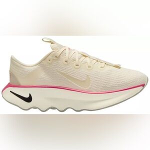 Nike Motiva Walking Athletic Shoes Pale Ivory/Pink Womens 10
